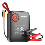 Ne&scaron;iojamas mini 4-in-1 paleidimo įrenginys/LED/oro kompresorius/maitinimo bankas 12 V 7,2 Ah 600 A Amio 04675