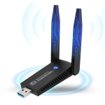 Belaidė tinklo korta 5G, dviejų dažnių 1300 Mbps, be tvarkyklių