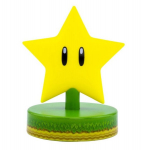 Paladone vaiki&scaron;kas stalinis &scaron;viestuvas Super Mario Super Star Icon Light PP6361NNV3ID, geltonas/žalias