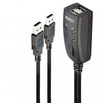 LINDY 2 Port USB KM Switch, Juoda
