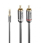 Lindy Cromo 35335 3m: Kabel Jack 3.5mm 2xrca Stereo