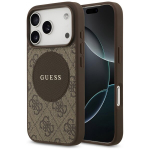 Telefono dėklas iPhone 17 Pro rudas MagSafe Guess