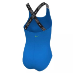 Nike Maudymosi Kostiumėlis Mergaitėms Nk G Lgo Tape Crossback Blue NESSE726 458 NESSE726 458/M