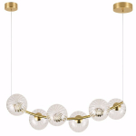 Kabantis Lubų &Scaron;viestuvas TOOLIGHT G133-6Cp Gold 23X23X56Cm