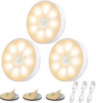 8 LED naktinės lemputės su judesio jutikliu pakuotėje