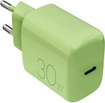 Puro Pro Lite 30W USB-C sieninis įkroviklis - žalias