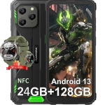 Telefonas Blackview BV5300 Plus(NFC)+ W50 Pro 6,1" 24GB+128GB/2TB Android 13 6580mAh 13MP IP68 Juoda