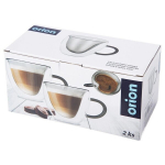 Terminės stiklinės su dviguba sienele kavai ir arbatai DOUBLE 280 ml 2 vnt.