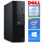 Kompiuteris DELL 3060 SFF i5-8400 8GB 1TB SSD M.2 NVME DVD WIN11Pro