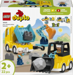10475 LEGO&reg; DUPLO&reg; Town &bdquo;3 in 1&ldquo; statybinės transporto priemonės
