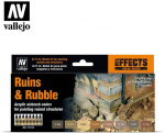 Vallejo Model Color dažai: "ruins Rubble" rinkinys