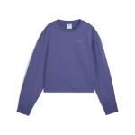 PUMA laisvalaikio bliuzonas moterims HER Relaxed Crew TR Blue Crystal - 68505846, mėlynas