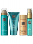 Rinkinys Rituals Ritual of Karma: du&scaron;o želė, 50 ml + kūno kremas, 70 ml + kūno aliejus, 30 ml + kūno dulksna, 20 ml
