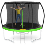Batutas 4FIZJO 8FT (252 cm) - sodo batutas su apsauginiu tinklu