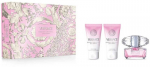 Versace Bright Crystal moterims skirtas dovanų rinkinys EDT 50 ml + du&scaron;o želė 50 ml + kūno losjonas 50 ml