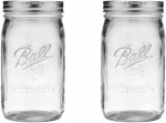 1000 ml konservavimo stiklainiai su sandariais dangteliais, 2 vnt
