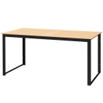 Sodo stalas 6 asmenims 160 x 80 cm Atsparus atmosferos poveikiui balkono stalas su lamelių stalvir&scaron;iu, lauko bufetas i&scaron; tiko medžio