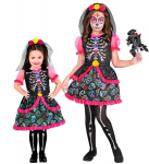 "DIA DE LOS MUERTOS" (suknelė, galvos apdangalas)