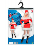 &bdquo;MISS SANTA&ldquo; aksomas ir pliu&scaron;as (suknelė, diržas, kepurė)