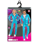 &bdquo;AZURE METALLIC ELECTRONIC DANCE MUSIC PARTY FASHION SPORTINIS KOSTIUMAS&ldquo; (striukė, kelnės)