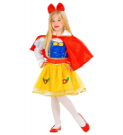 FAIRYLAND PRINCESS (dress, belt, cape, headband with ribbon)