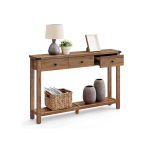 Konsolinis stalas, 24x120x76 cm, Rudas
