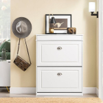 Batai spintelė, SoBuy FSR78-L-W, 75x24x96 cm, Balta