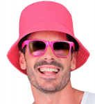 NEON PINK BUCKET HAT