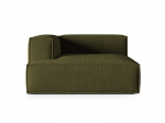 Modulinė sofa Micadoni Home Mic_CHL_L_88_F1_Nuria6, tamsiai žalia