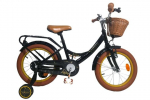 Vaiki&scaron;kas dviratis Volare Ashley, 16", juodas
