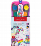 Faber-castell "vienaragis" akvarelės, 12 spalvų