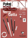 Clairefontaine Paint On Terracotta A5 blok 20 lapu, 250g