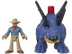 Jurassic World Imaginext figūrėlių rinkinys - dinozauras Stegosaurus ir Dr. Grant