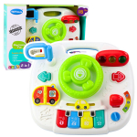 Interaktyvus lavinamasis veiklos staliukas su vairu 2in1