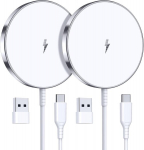 Belaidis įkroviklis MagSafe, 2 vnt., 15 W, 1 m kabelis