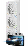 Thermalright Rainbow Vision 360 Turbo Argb balta, 3x120mm, Lcd