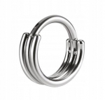Titano Clicker žiedas auskarui - 1.2/10 mm