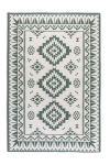 Elle Decoration &bdquo;Gemini Dynamic&ldquo; dvipusis kilimas vidaus ir lauko erdvėms, žalias, 200x290 cm