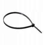 Juodi kabelių dirželiai 300x3.6 mm, 100 vnt.