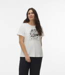 Vero Moda Curve moteri&scaron;ki mar&scaron;kinėliai 10341827*01, baltas/ juodas