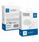 Belaidis įkroviklis Blue Star (15W MagSafe Compatible) baltas