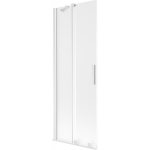 Vonios sienelė Mexen Velar, 70 x 150 cm, White/matinis stiklas