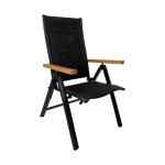 Sulankstoma lauko kėdė Madeira, Black