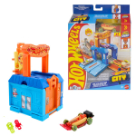 Trasos rinkinys &bdquo;Hot Wheels City Play and Go&ldquo; JHL43 ne&scaron;iojamas žaidimų rinkinys su 1:64 automobiliu