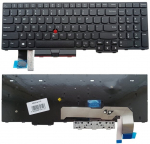 Klaviatūra LENOVO Thinkpad L15 Gen2, su pa&scaron;vietimu, su &ldquo;trackpoint&rdquo;, su telefono mygtuku, US
