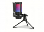 USB mikrofonas su pop filtru
