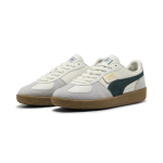 PUMA laisvalaikio batai vyrams PUMA Palermo Lth Warm White-Green Terrain - 39646422, balti