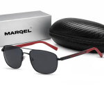 Saulės akiniai Marqel, Black Crimson Pilot, Polarized