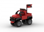 Kaladėlių konstruktorius BEBO Red Monster