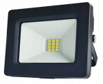 Led prožektorius 10w, neutrali balta, 1000lm, juodas